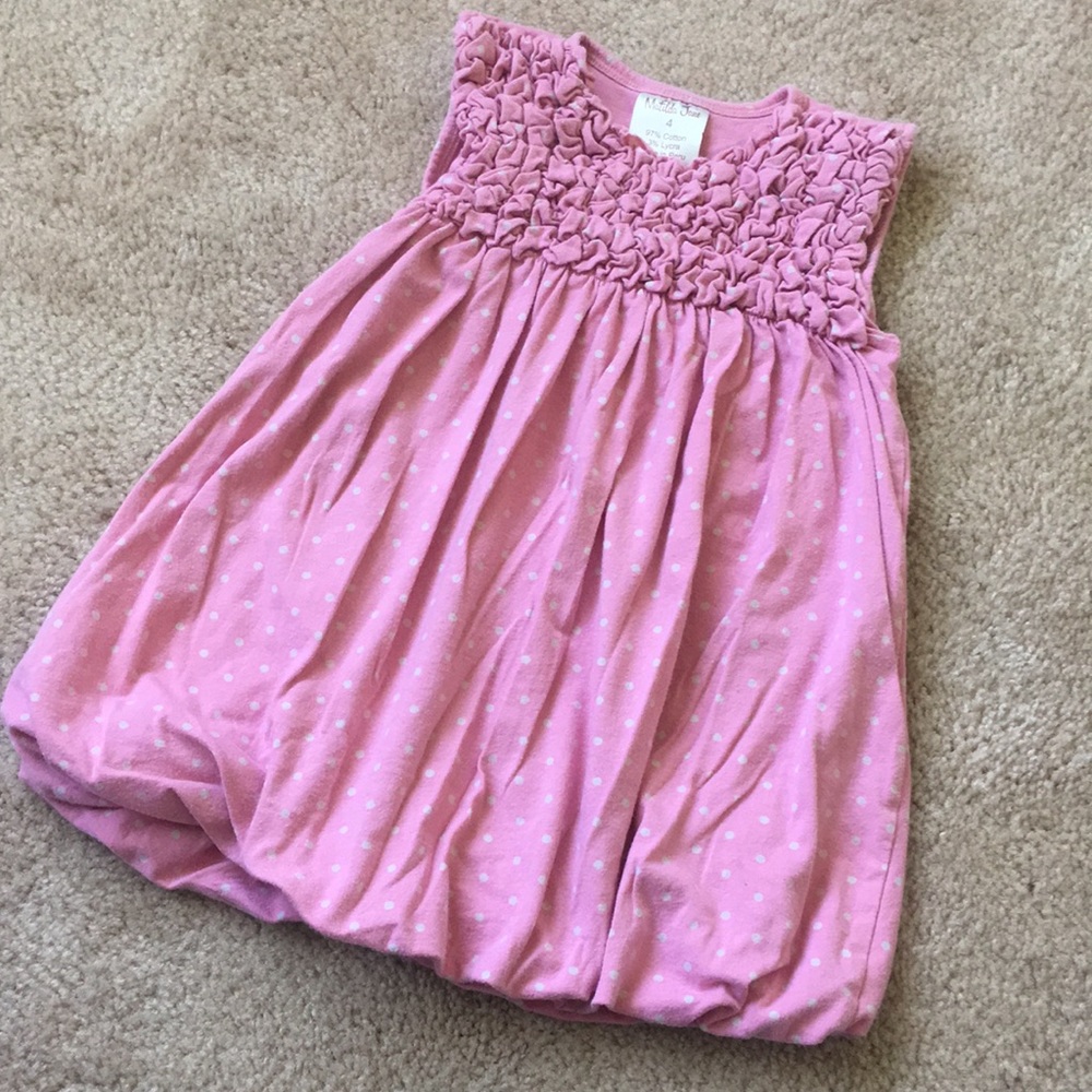 Pink & white pocka dots tank top from Matilda Jane